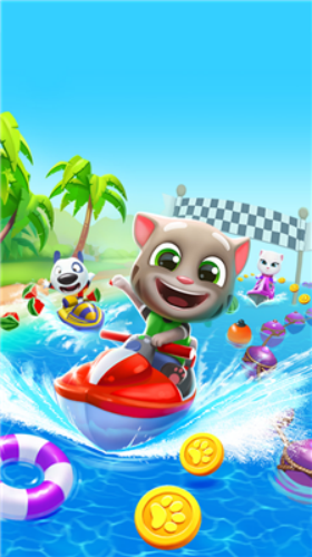 汤姆猫的摩托艇破解版下载安装