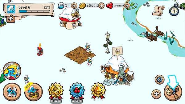 蓝精灵村庄无限金币不用登录-蓝精灵村庄无限内购版下载v2.80